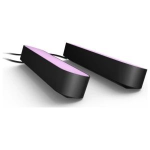 Philips Hue Play | Lichtbalk Dubbelpack | EU/UK Stekker | RGB | Bluetooth & Zigbee | Zwart
