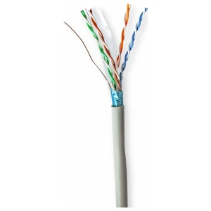 Nedis netwerkkabel | Cat6 | F/UTP (FTP) | 50 m | Grijs | CCBG8522GY50S