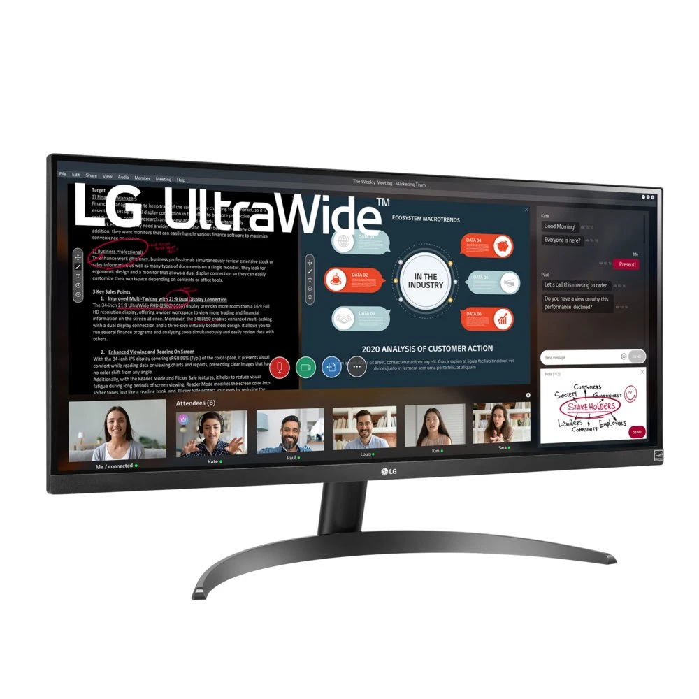 LG 29WP500-B 29" | 2560x1080 IPS | 75Hz | Ultrawide Monitor - Afbeelding 3