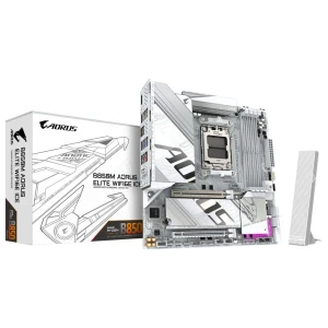 Gigabyte B850M AORUS ELITE WIFI6E ICE | Socket AM5 | AMD B850 | 4xDDR5 | Micro ATX | Moederbord