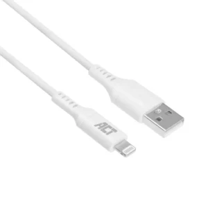 ACT kabel | USB-A naar Lightning | 2 m | Wit | AC3012