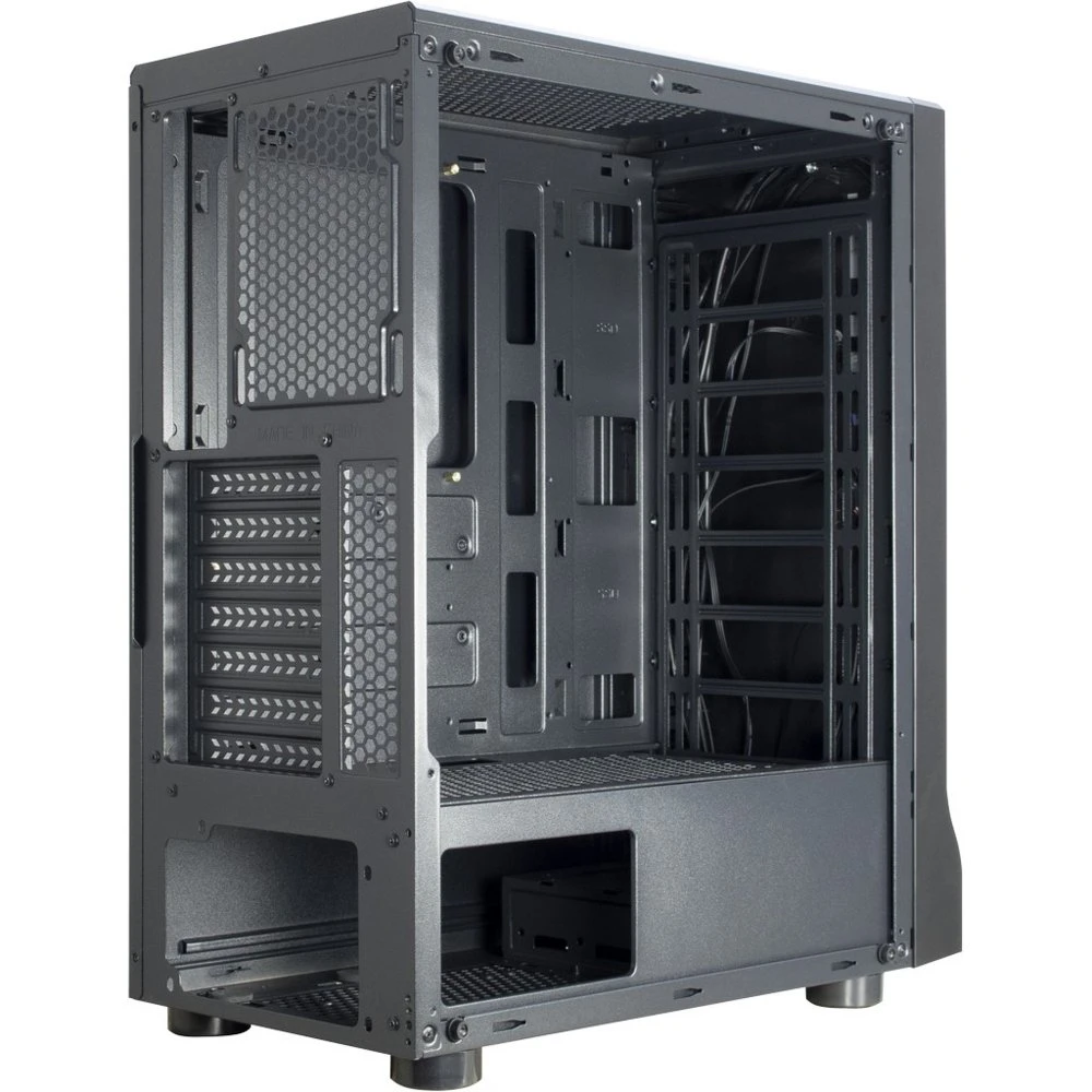 Inter-Tech A-3411 Creek RGB | Midi Tower | Zwart - Afbeelding 5