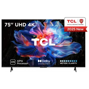 TCL 75V6C | 75" 4K Ultra HD DLED | Google TV | Dolby Vision | 60Hz | HDMI 2.1 | Smart TV