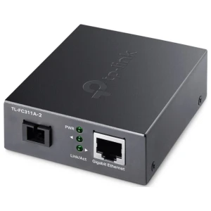TP-Link TL-FC311A-2 | Gigabit Media Converter | 1000 Mbit/s | Single-mode | Zwart