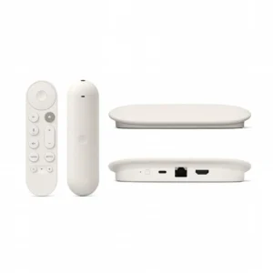 Google TV Streamer Wit 4K | 32GB Opslag | Bluetooth + Wifi + Ethernet
