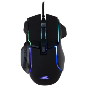 Baracuda PIRANHA RGB | Bedrade Gaming Muis | USB-A | 7200 DPI | Zwart
