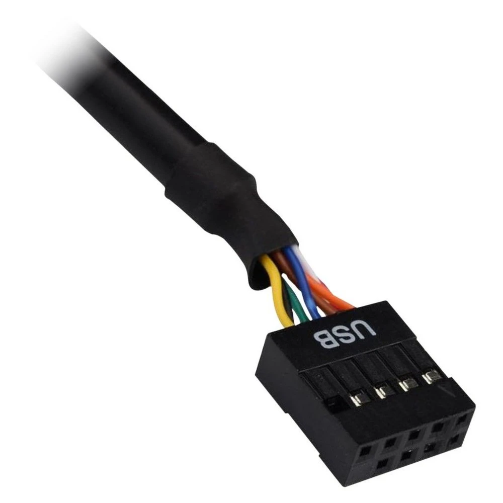 Inter-Tech CI-02 | Interne geheugenkaartlezer | USB 2.0 | 3.5" bay | Ondersteunt CF, SD, microSD, MS, xD | Zwart - Afbeelding 2
