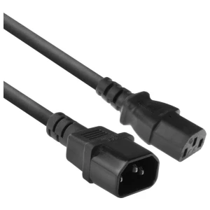 ACT AC3315 | 1,8 m Stroomsnoer | C13 naar C14 Stekker | Zwart | Voor PDU's