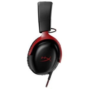 HyperX Cloud III | Bedrade Over-ear Gaming Headset | 3.5mm + USB-A + USB-C | Zwart/Rood