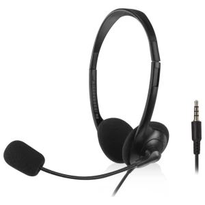 ACT AC9330 | On-Ear Headset met Microfoon | Zwart