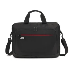 ACT Suburb 15.6" Laptop Schoudertas | Gemaakt van Gerecycled Plastic | Zwart
