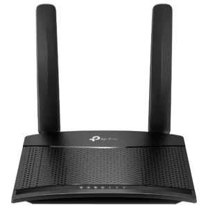 TP-Link TL-MR100 | 4G LTE Router | WiFi 4 (2,4 GHz) | Ethernet Fast (10/100 Mbps) | Zwart
