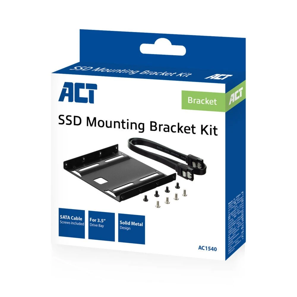 AC1540 | 2,5" naar 3,5" HDD/SSD-bracket | Inclusief SATA-kabel (50 cm) | Inclusief schroeven - Afbeelding 6