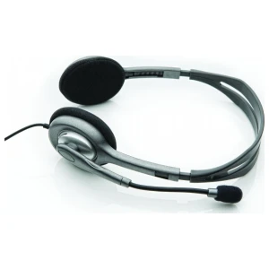 Logitech H110 | On-Ear Bedrade 3,5mm Koptelefoon met Microfoon | Zwart/Zilver