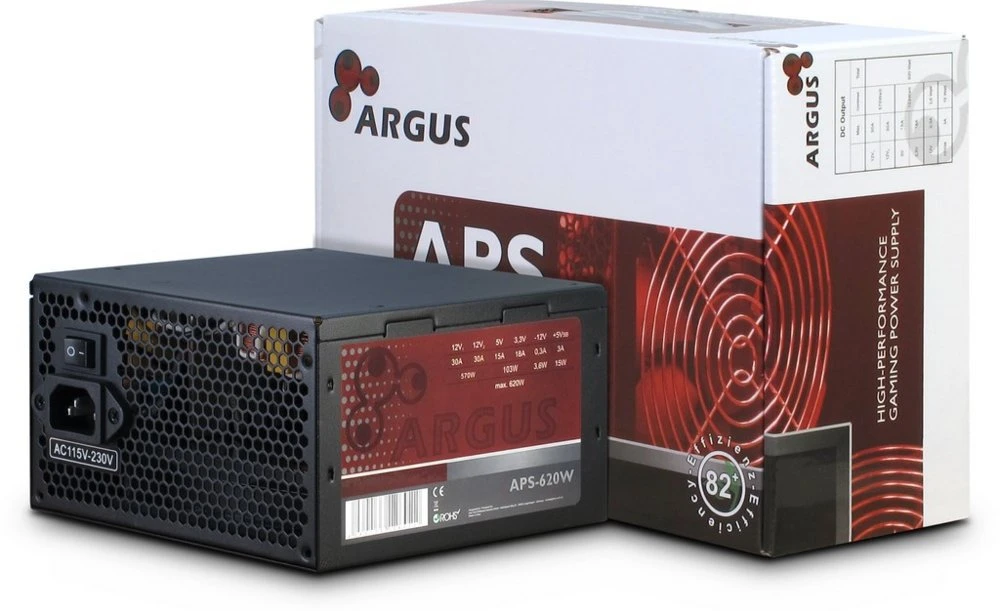 Inter-Tech Argus APS | 620 Watt ATX PSU | Power Supply | Voeding - Afbeelding 2