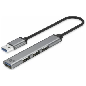 ACT AC6325 | USB 3.2 Gen 1 Interface Hub | Type-A | 5 Gbps | Grijs