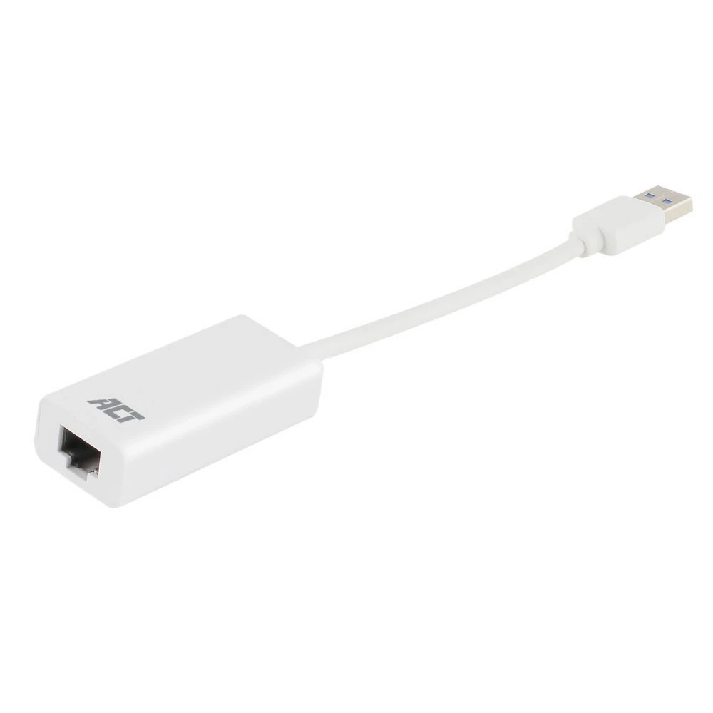 ACT AC4410 | USB 3.2 Gen1 Gigabit Ethernet Adapter | 1000 Mbps | Wit - Afbeelding 2