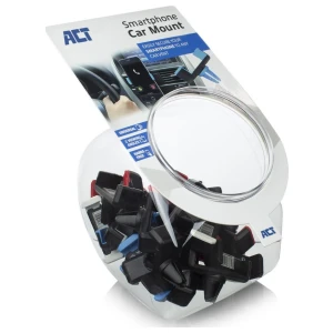 ACT AC9000 | Passieve Telefoonhouder voor in de Auto | Zwart | Set van 25 stuks