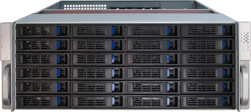 Inter-Tech 4U-4424 | Server Rack Case | Zwart/Zilver - Afbeelding 4