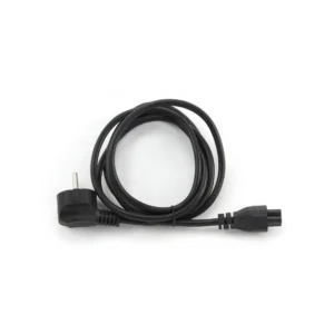 New Kenic 3-Pin Mickey Mouse (C5) EU Powercord | 1.5 m | Zwart