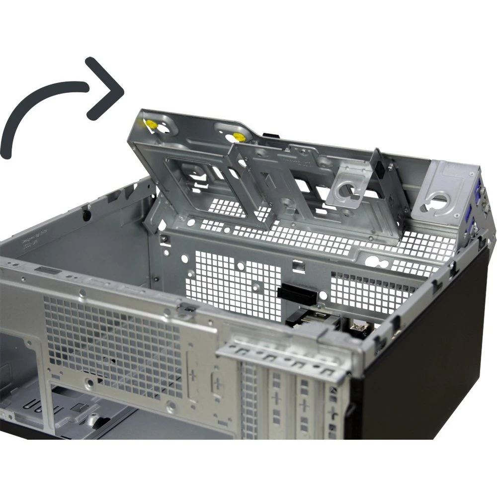 Inter-Tech S-703 | Micro Tower Case | Zwart - Afbeelding 8