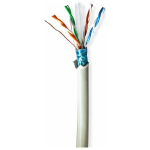 Nedis netwerkkabel | Cat6 | F/UTP (FTP) | 50 m | Grijs | CCBG8526GY50S