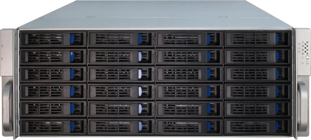 Inter-Tech 4U-4424 | Server Rack Case | Zwart/Zilver - Afbeelding 3