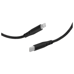 Mobiparts Rugged kabel | USB-C naar Lightning | 1 m | Zwart | MP-113062