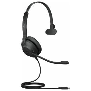 Jabra Evolve2 30 MS | Mono Bedrade On-Ear Headset USB-C | Zwart