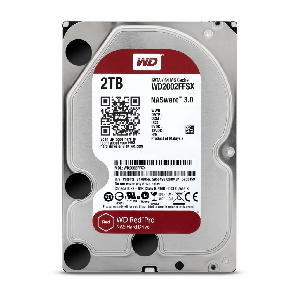 Western Digital Red Pro NAS HDD 3.5" | 2TB SATA III | 7200RPM - Afbeelding 3