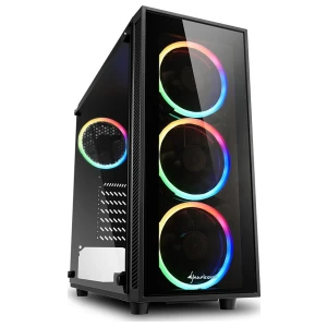 Sharkoon TG4 RGB | Midi Tower Behuizing | Zwart