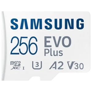 Samsung EVO Plus | MicroSDXC | 256GB | Class 10 | UHS-I U3