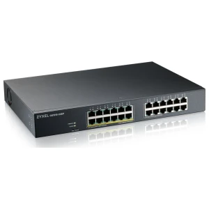 Zyxel GS1915-24EP | Managed L2 Switch | 24 Poorten | Gigabit Ethernet (10/100/1000 Mbps) | PoE | 1U Rackmount