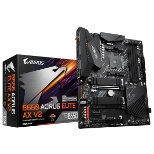 Gigabyte B550 AORUS ELITE AX V2 | Socket AM4 | AMD B550 | 4xDDR4 | ATX | Moederbord