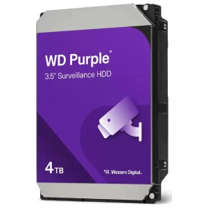 Western Digital Purple | Interne HDD 4 TB | 3.5" SATA III | 5400 RPM | 128 MB Cache