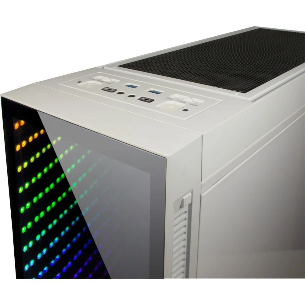 Inter-Tech X-908 Infini2 | Infinity Mirror | Tower Case | Wit - Afbeelding 9