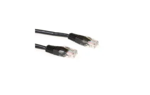 ACT UTP Cat 5E Patchkabel | 0,5 m | RJ45 | Zwart