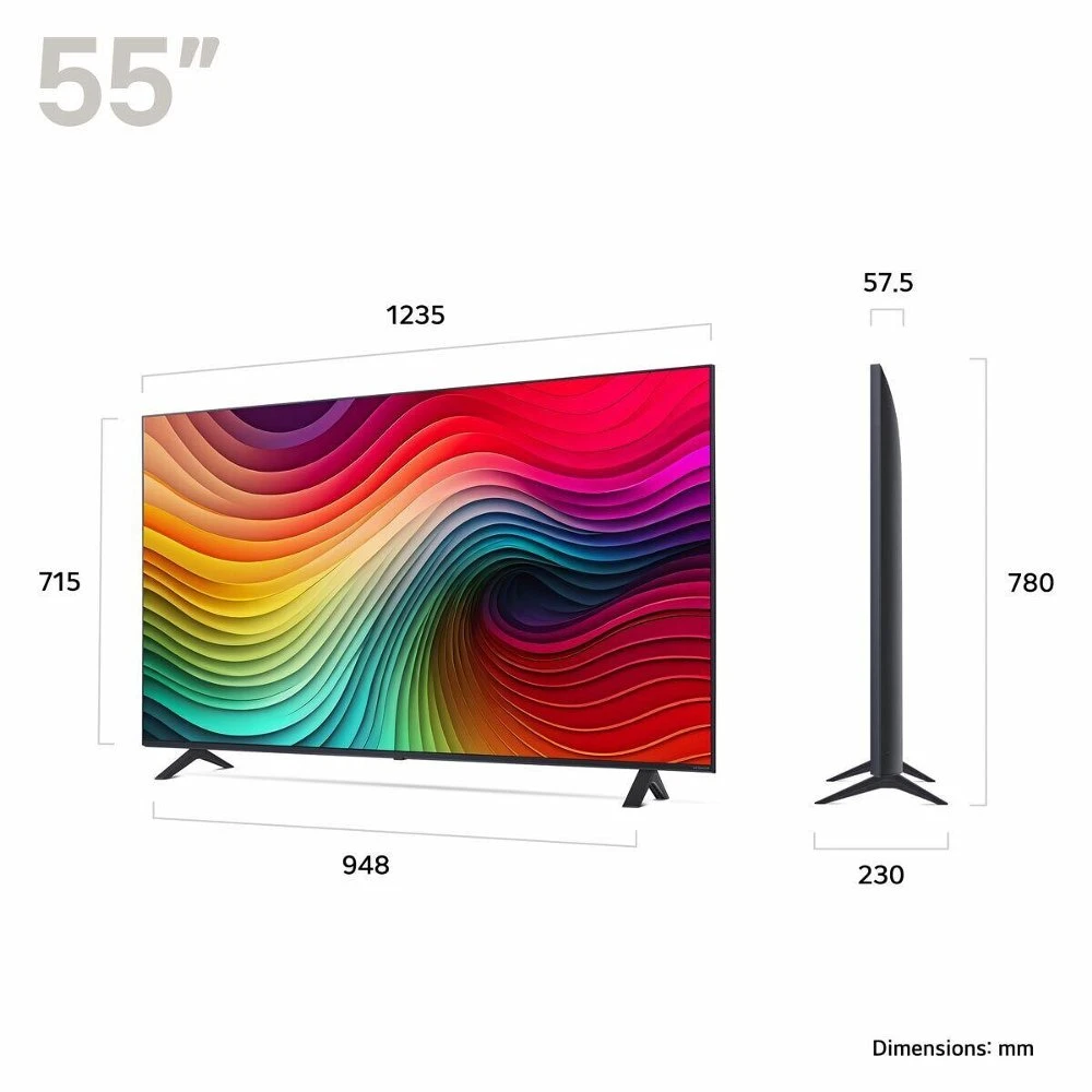 LG NanoCell 55NANO82T6B | 55" 4K Ultra HD NanoCell Smart TV | WebOS | HDR10 | 60Hz - Afbeelding 6