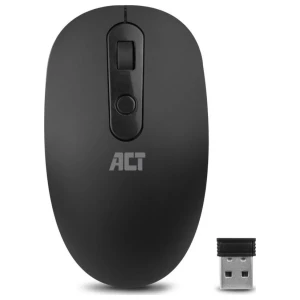 ACT AC5110 | Draadloze Muis | Links- en Rechtshandig | RF | 1200 DPI | Zwart