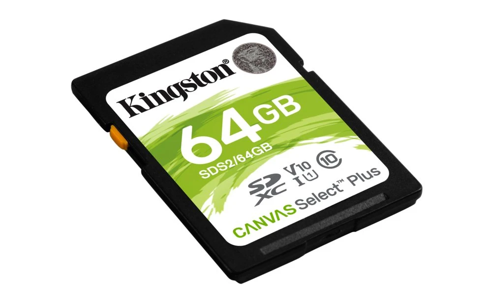Kingston Canvas Select Plus | SDXC | 64GB | Class 10 | UHS-I U1 - Afbeelding 2