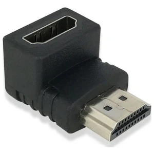 ACT AC7570 haaks kabel-tussenstuk | HDMI | Zwart