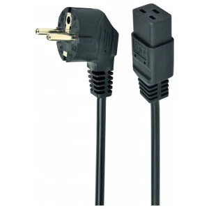 Gembird Type F/C19 1,8 m Zwart | Netstekker type F naar C19 Stekker