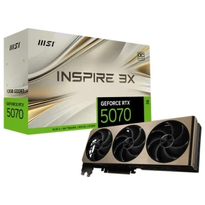 MSI GeForce RTX 5070 INSPIRE 3X OC | 12GB GDDR7 | DLSS 4 | Videokaart | Nvidia GPU