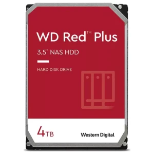 Western Digital Red Plus NAS HDD 3.5" | 4TB SATA III | 540RPM