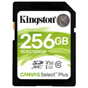 Kingston Canvas Select Plus | SDXC | 256GB | Class 10 | UHS-I U1