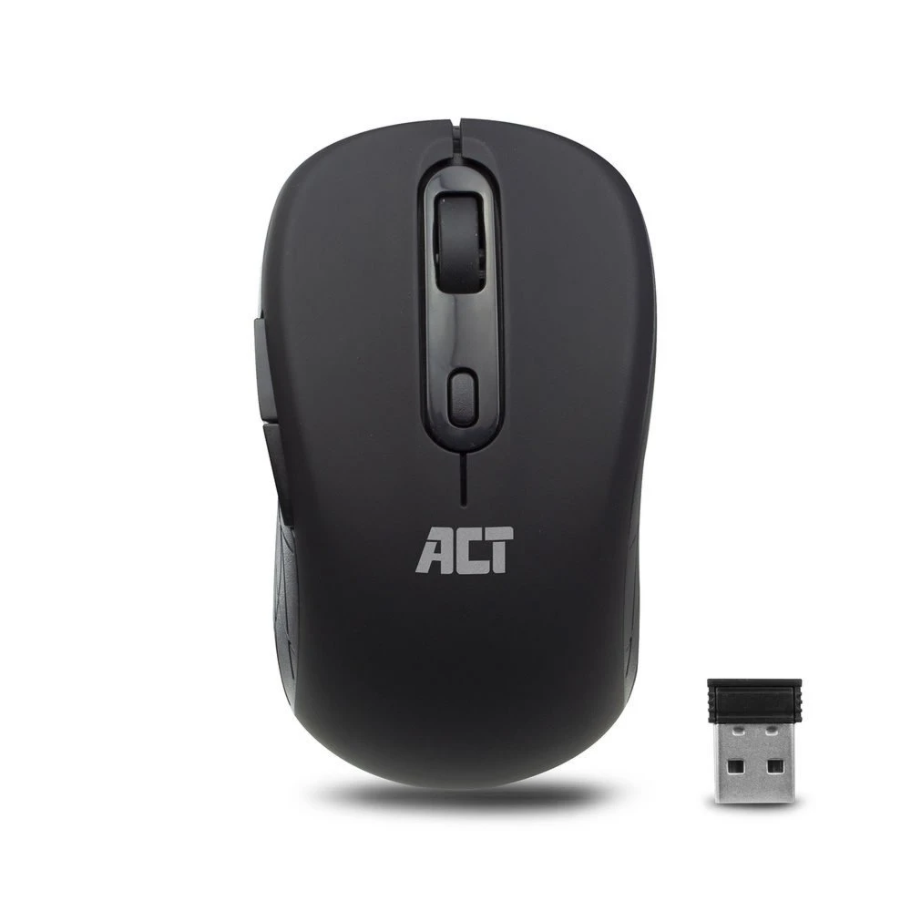 ACT AC5125 | Draadloze Muis | Rechtshandig | RF | 1600 DPI | Zwart - Afbeelding 2