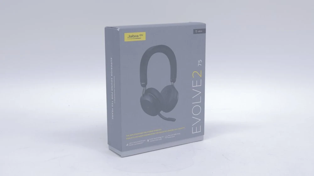 Jabra Evolve2 75 | Draadloze On-Ear Headset | ANC | RF | USB-A | Zwart | 2e Kans - Afbeelding 2