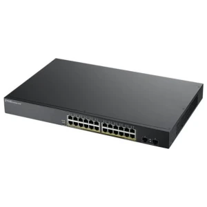 Zyxel GS1900-24HP | Managed Switch | 24 Poorten | Gigabit Ethernet | PoE | 1U | Zwart