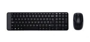 Logitech MK220 | Draadloze Desktop Set | Compact Toetsenbord + Muis | Zwart