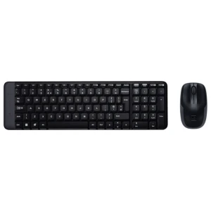 Logitech MK220 | Draadloze Desktop Set | Compact Toetsenbord + Muis | Zwart